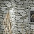 cheap Brick&amp;Stone Wallpaper-Cool Wallpapers Wall Mural Brick Wallpaper Brown 3D Rock Stone Wall Covering Adhesive Required PVC Home Décor 1000*53 cm