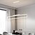 baratos Design de linha-Luz pingente moderna simples led design geométrico criativo lâmpada de bar de restaurante