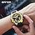 cheap Digital Watches-SANDA Digital Watch for Men Analog - Digital Digital Stylish Stylish Tactical Watch Waterproof Calendar Alarm Clock Plastic Silicone Fashion