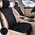 ieftine Husă Scaun Auto-2 buc. husă universală pentru scaunul de mașină din față patru anotimpuri accesorii de interior auto pernă din pânză flocata protector pentru scaunul de mașină ușor de instalat cu buzunare de
