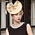 preiswerte Faszinator-Kentucky-Derby-Hut aus Polyester mit Feder, 1 Stück, Kopfbedeckung für Herbsthochzeiten, besondere Anlässe, Partys und Abende