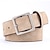 cheap Women&#039;s Belt-Women&#039;s Unisex PU Buckle Belt PU Leather Prong Buckle Plain Casual Classic Party Daily White Black Pink Red