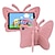 olcso Kindle tokok-Tabletta Ügy Fedő Kompatibilitás Amazon Kindle Fire HD 10 / Plus 2021 Tolltartó állítható támasztékkal Ütésálló Pillangó Egyszínű 3D figura Szilikagél PC Gyermekeknek