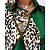 cheap Blouses &amp; Shirts-Women&#039;s Blouse Shirt Green Black Red Button Print Leopard Floral Long Sleeve Shirt Collar Streetwear Casual Regular Floral S