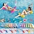 cheap Outdoor Fun &amp; Sports-1 pcs Summer Inflatable Foldable Floating Row Swimming Pool Water Hammock Air Mattresses Bed Beach Pool Toy Water Lounge Chair,Inflatable for Pool