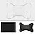 Χαμηλού Κόστους Προσκέφαλα &amp; Στηρίγματα Μέσης Αυτοκινήτου-starfire 2 τμχ μαξιλάρια λαιμού αυτοκινήτου pu δερμάτινο στήριγμα κεφαλής προστατευτικό κεφαλής ανακούφιση από τον πόνο γεμισμένο με ίνες μαξιλάρι αυτοκινήτου μαύρο μπεζ καφέ καθολικό μαξιλάρι πλάτης