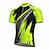 abordables Maillots pour hommes-Homme Maillot de cyclisme Géométrique Manche Courte Cyclisme Maillot Top avec 3 poches arrière VTT Vélo tout terrain Cyclisme sur route Séchage Rapide Bandes réfléchissantes Poche Arrière Évacuation
