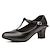 cheap Ballroom Shoes &amp; Modern Dance Shoes-Women&#039;s Ballroom Dance Shoes Modern Shoes Character Shoes Performance Practice Ballroom Dance Suede Shoes Simple Style Practice Buckle Cuban Heel Closed Toe Buckle T-Strap Adults&#039; Black