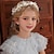 cheap Flower Girl Headpieces-Crown Tiaras Headbands Headpiece Imitation Pearl Rhinestone Wedding Party / Evening Retro Sweet With Faux Pearl Crystal / Rhinestone Headpiece Headwear