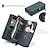 cheap Samsung Case-Phone Case For Samsung Galaxy Wallet Card S22 Ultra Plus S21 FE S20 A72 A52 Note 10 Plus A71 A51 Detachable Full Body Protective Kickstand Retro PU Leather