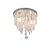abordables Diseño de Linterna-Luz de techo de 30 cm, candelabro de cristal led, luz de pasillo, luz de pasillo de entrada, galvanizada, moderna, 220-240v