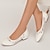 levne Svatební střevíce-Dámské Svatební obuv Svatební boty Rovná podrážka Oblá špička Elegantní Krajka Povaleč Fialová Černá Bílá