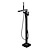 cheap Bathtub Faucets-Bathtub Faucet - Minimalist Electroplated Free Standing Brass Valve Bath Shower Mixer Taps