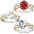 tanie Biżuteria modna-deklaracja kobiet pierścień mama kocha cię na zawsze inkrustowany cyrkonią pierścionek damski żółw sowa kwiat jednorożec pierścień kobiety dziewczyny prezent biżuteria (delfin, 6)