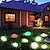 baratos Luzes e lanternas de caminho-Lâmpada recarregável usb luz colorida em forma de pedra de brilho ao ar livre com controle remoto mudança de cor para iluminação de paisagem de jardim de quintal
