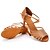 ieftine Pantofi de Dans-Pentru femei Încălțăminte latină Pantofi Salsa Pantofi De Dans Interior Performanță ChaCha Sandale de cristal Profesional Brant mai moale Toc Înalt Vârf deschis Buclă Adulți Negru Rosu Maro