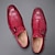 זול נעלי בד ומוקסינים לגברים-בגדי ריקוד גברים נעליים ללא שרוכים לבש נעליים נעליים מונק דפוס תנין חג מולד חַג הַמוֹלָד יומי PU חם אבזם שחור צהוב אדום קיץ