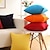 preiswerte Texturierte Wurfkissen.-1 Stück Baumwollkissenbezug, einfarbig mehrfarbiger einfacher quadratischer Reißverschluss traditionelles klassisches Outdoor-Kissen für Sofa Couch Bett Stuhl Bonbonfarbe chair