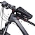 お買い得  自転車用フレームバッグ-WILD MAN 1.2 L 自転車用フレームバッグ タッチスクリーン 反射 防水 自転車用バッグ PUレザー TPU EVA 自転車用バッグ サイクリングバッグ サイクリング 戸外運動