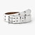 cheap Women&#039;s Belt-Women&#039;s Unisex PU Buckle Belt Wide Belt PU Leather Prong Buckle Eyelet Casual Classic Party Daily White Black Brown Coffee