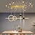 baratos Luzes pendentes-luz pingente led simples lustre moderno designer projeção estrela lua luz restaurante mesa bar