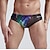 cheap Wetsuits, Diving Suits &amp; Rash Guard Shirts-Men&#039;s Quick Dry Swim Shorts Swim Briefs Drawstring Bathing Suit Bottoms Painting Optical Illusion Swimming Water Sports Athletic Spring Summer