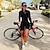 Χαμηλού Κόστους Γυναικεία σετ ρούχων-Γυναικεία Κοντομάνικο Φανέλα και σορτς ποδηλασίας Ολόσωμη στολή για τρίαθλο Καλοκαίρι Πολυεστέρας Σκούρο γκρι Μεταλλικό Πράσινο Κόκκινο και Άσπρο Ποδήλατο Ρούχα σύνολα / Ελαστικό / Αθλητικό