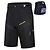 cheap Cycling Pants, Shorts, Tights-WOSAWE Men&#039;s Cycling Underwear Shorts Bike Shorts Cycling Shorts Bike Padded Shorts / Chamois MTB Shorts Sports Dark Grey Black 3D Pad Breathable Polyester Clothing Apparel Relaxed Fit Bike Wear