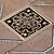 abordables Bondes pour éviers-Siphon de sol de salle de bain en laiton de 10 cm, art sculpté fleur motif carré douche évier drain crépine couvercle grille drain avec couvercle amovible pour hôtel maison