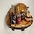 baratos Estátuas-Suporte de exibição de espírito de vinho de madeira, console de armazenamento de itens, decorações de pingente de bancada