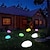baratos Luzes e lanternas de caminho-Lâmpada recarregável usb luz colorida em forma de pedra de brilho ao ar livre com controle remoto mudança de cor para iluminação de paisagem de jardim de quintal