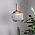 abordables Luces colgantes-Lámpara colgante led de 13 cm isla luz vidrio metal electrochapado estilo nórdico moderno 85-265v