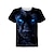cheap Boy&#039;s 3D T-shirts-Boys T shirt Short Sleeve T shirt Animal Leopard 3D Print Active Sports Fashion Polyester Outdoor Daily Indoor Kids 3-12 Years 3D Printed Graphic Regular Fit Shirt