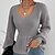 cheap Sweaters-Women&#039;s Pullover Sweater jumper Jumper Ribbed Knit Knitted Crew Neck Pure Color Outdoor Daily Stylish Elegant Spring Summer Green Wine S M L / Long Sleeve / Holiday / Casual / Regular Fit / Going out