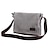 cheap Crossbody Bags-Unisex Messenger Bag Crossbody Bag Canvas Daily Office &amp; Career Zipper Solid Color Black Khaki Coffee
