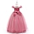 cheap Party Dresses-Kids Girls&#039; Party Dress Solid Color Short Sleeve Performance Wedding Birthday Adorable Princess Beautiful Cotton Maxi Party Dress Floral Embroidery Dress Pink Princess Dress Spring Fall Winter 3-12