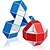 cheap Magic Cubes-2PCS Large Size Fidget Snake Cube Twist Puzzle Magic Snake- Stocking Stuffers-Sensory Toys -Brain Teaser Party Favors Game Fillers for Teenagers Adults Teens