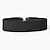 cheap Women&#039;s Belt-Women&#039;s Unisex Corset Belt PU Leather Sliding Buckle O-ring Casual Classic Party Daily Silver Gold
