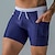 cheap Men&#039;s Boxer Swim Trunks-Men&#039;s Swim Trunks Swim Shorts Quick Dry Board Shorts Bathing Suit 2 in 1 with Pockets Drawstring Swimming Surfing Beach Water Sports Patchwork Summer
