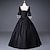 cheap Historical &amp; Vintage Costumes-Gothic Lolita Rococo 18th Century Cocktail Dress Vintage Dress Dress Maxi Cinderella All Princess Square Neck Christmas Party Special Occasion Quinceanera