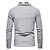 abordables Polo clásico para hombre-Hombre Camisa casual POLO Exterior Negocio Cuello de polo Clásico Manga Larga Básico Clásico Color sólido Plaid Estilo formal Botón frontal Primavera Otoño Ajuste regular Negro Blanco Gris Oscuro Gris