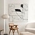 cheap Abstract Paintings-Oil Painting Hand Painted Square Abstract Holiday Classic Modern Rolled Canvas (No Frame)