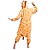 economico Pigiami Kigurumi-Per adulto Pigiama Kigurumi Fantasia animale Giraffa Pigiama a pagliaccetto Pile Arancione Cosplay Per Uomini e donne Pigiama a fantasia animaletto cartone animato Feste / vacanze costumi