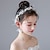 cheap Flower Girl Headpieces-Crown Tiaras Headbands Headpiece Imitation Pearl Alloy Wedding Party / Evening Retro Sweet With Faux Pearl Floral Headpiece Headwear