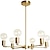 ieftine Candelabre-candelabru pandantiv cu LED cap universal aluminiu galvanizat elegant auriu stil nordic modern