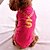 baratos Roupa para Cães-gato cachorro camisa cachorro roupas carta&amp;amp; número moda roupas para cães roupas para cachorros trajes para cães preto roxo rosa traje camisas para cães para cães