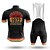 cheap Cycling Jersey &amp; Shorts / Pants Sets-21Grams Men&#039;s Cycling Jersey with Bib Shorts Short Sleeve Mountain Bike MTB Road Bike Cycling Black Green Purple Bike Clothing Suit 3D Pad Breathable Quick Dry Moisture Wicking Back Pocket Polyester