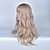 billige Syntetiske trendy parykker-syntetisk hår damemelk blond lang krøllet cosplay parykk med smell varmebestandig parykk
