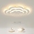 abordables Plafonniers et ventilateurs-55 cm plafonnier led nuage design restaurant lampe moderne style nordique chambre chambre d&#039;enfant