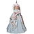 cheap Historical &amp; Vintage Costumes-Rococo Renaissance Ball Gown Vintage Dress Dress Party Costume Masquerade Prom Dress Floor Length Princess Women&#039;s Ball Gown Carnival Performance Wedding Dress